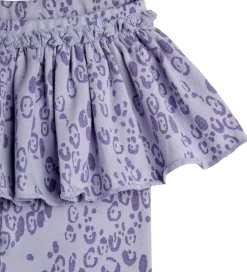 Leggings - Leopard - AOP - Purple|Mini Rodini Discount