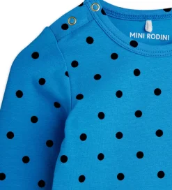 Sæt - Leggings/Body l/æ - Polka Dots - Blå|Mini Rodini Discount
