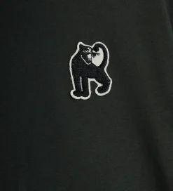 T-shirt - Panther patch - Sort|Mini Rodini Best