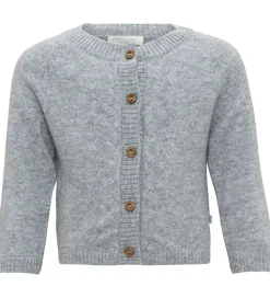 Cardigan - Inka - Uld- Gråmeleret|Minimalisma Sale