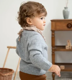 Cardigan - Inka - Uld- Gråmeleret|Minimalisma Sale