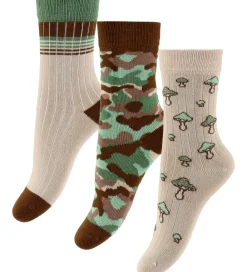 Strømper - Bambus - 3-pak - Brow Mix|MiniPop Online