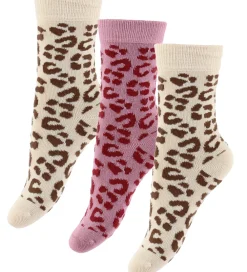 Strømper - Bambus - 3-pak - Leo Mix|MiniPop Clearance