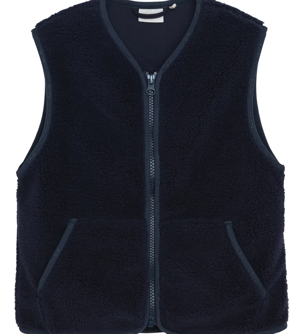 Fleecevest - Teddy - Parisian Night|Minymo Hot