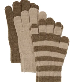 Handsker - 3-pak - Uld - Caribou|Minymo Clearance