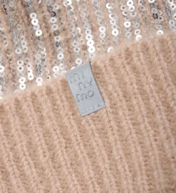 Hue - Strik - Misty Rose m. Pailletter/Kvast|Minymo Hot