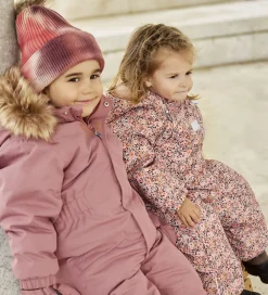 Hue - Strik/Rib - Withered Rose m. Kvast|Minymo Clearance