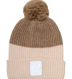 Hue m. Fleece - Uld/Akryl - Caribou m. Kvast|Minymo Outlet