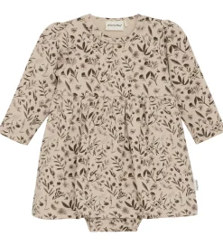 Kjolebody l/æ - AOP - Smoke Gray|Minymo Clearance