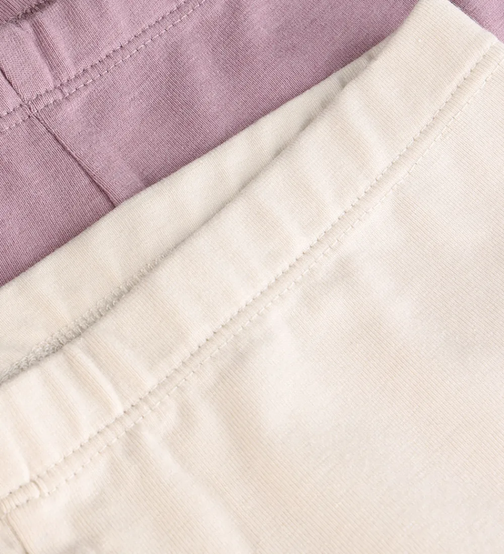 Leggings - AOP - 2-pak - Elderberry|Minymo Best