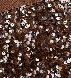 Nederdel - Velour - Woodrose m. Pailletter|Minymo Online