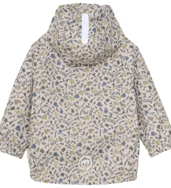 Regnjakke - PE - Timber Wolf m. Print|Minymo Outlet