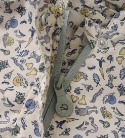 Regnjakke - PE - Timber Wolf m. Print|Minymo Outlet