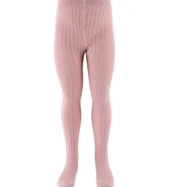 Strømpebukser - 2-Pak - Rib - Ash Rose|Minymo New