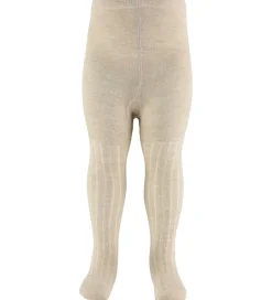 Strømpebukser - 2-pak - Rib - Noos - Silver Mink Melange|Minymo Hot