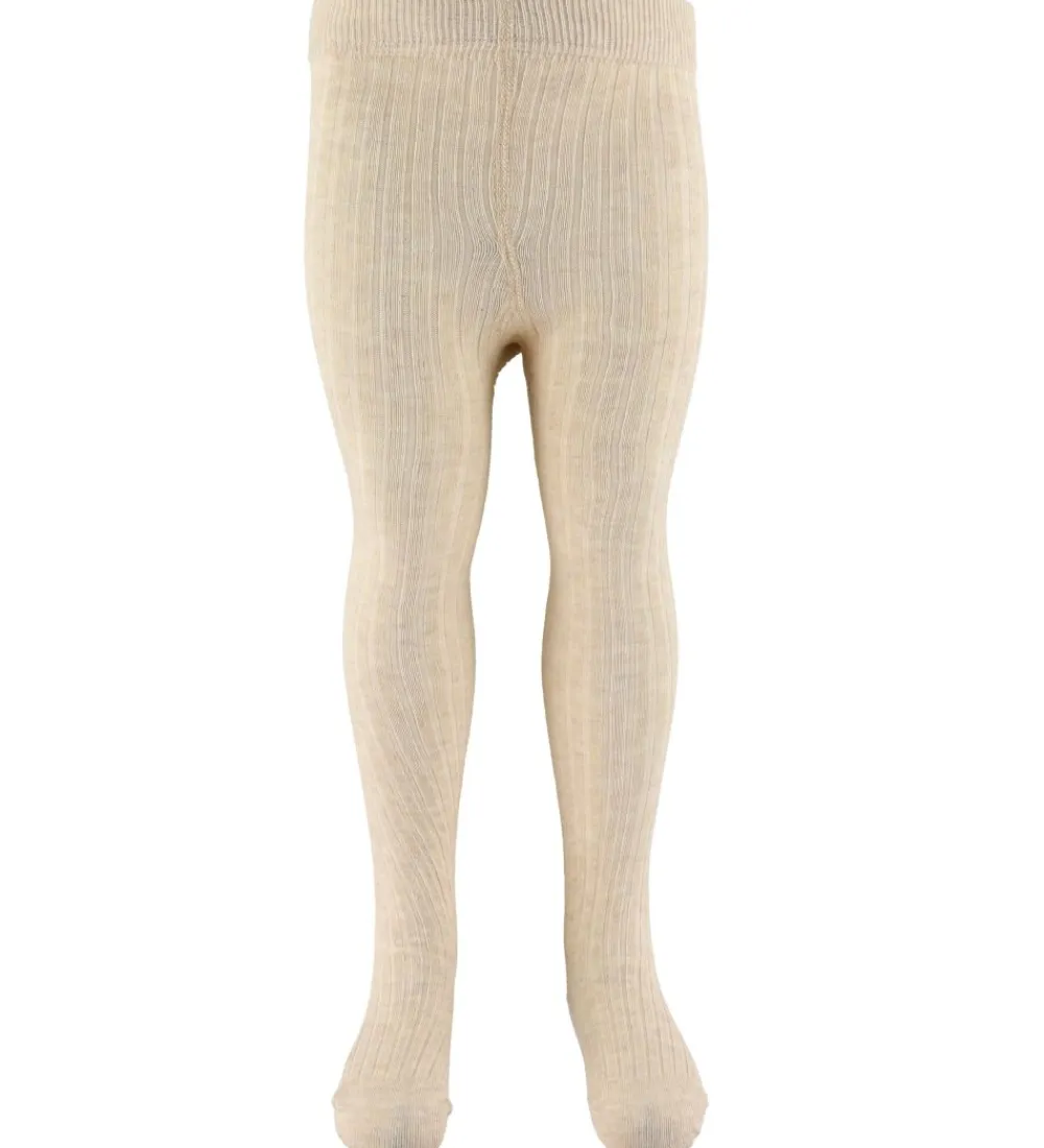 Strømpebukser - 2-Pak - Solid Rib - Total Eclipse|Minymo Online