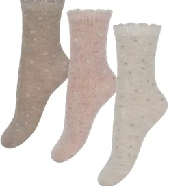 Strømper - 3-pak - Burnished Lilac|Minymo Outlet