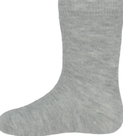 Strømper - 2-pak - Light Grey Melange|Minymo New