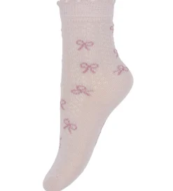 Strømper - 2-pak - Shell/beige m. Print|Minymo New