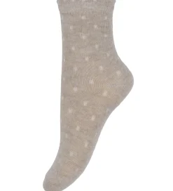 Strømper - 5-pak - Wild Rose/Lilla/Hvid m. Prikker|Minymo Best