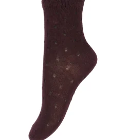 Strømper - 5-pak - Wild Rose/Lilla/Hvid m. Prikker|Minymo Best