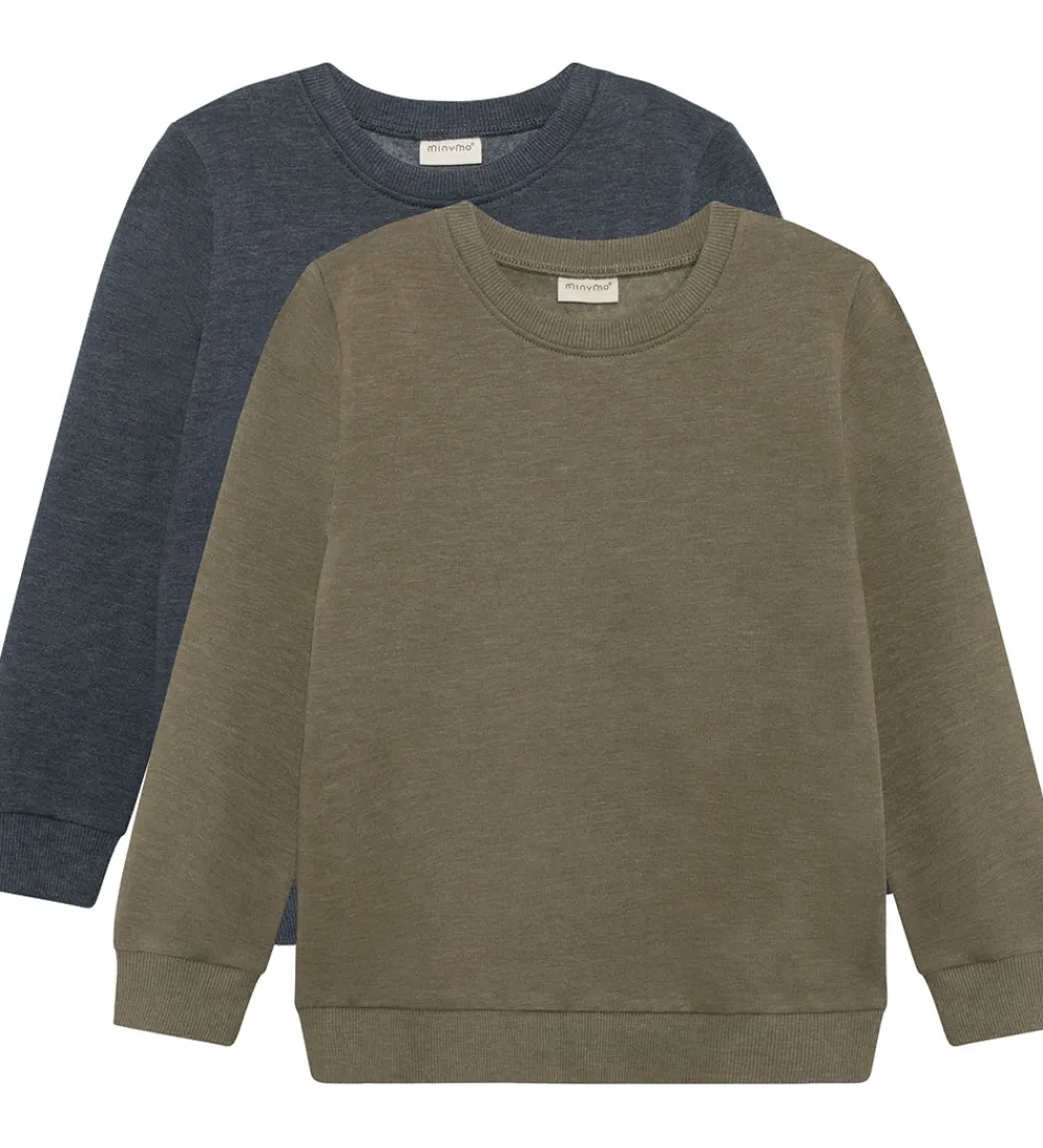 Sweatshirts - 2-pak - Vetiver|Minymo
