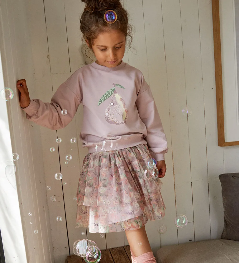 Tylnederdel - Burnished Lilac m. Blomster|Minymo New