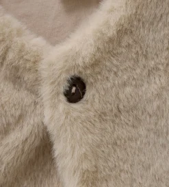 Vest - Imiteret Pels - Smoke Gray|Minymo Hot