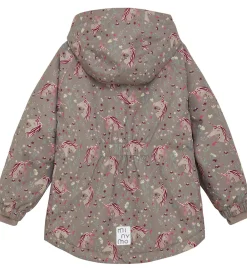 Vinterjakke - AOP - Roasted Cashew|Minymo Clearance