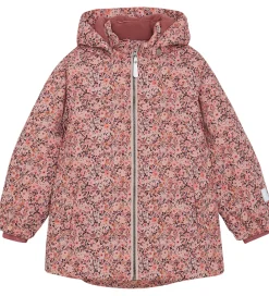 Vinterjakke - AOP - Peach Whip|Minymo Outlet