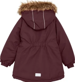 Vinterjakke - Catawba Grape m. Flæser|Minymo