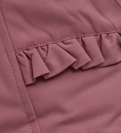 Vinterjakke - Withered Rose m. Flæser|Minymo Outlet