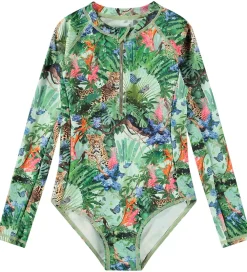 Badedragt - UV50+ - Necky - Green Tropical|Molo Hot