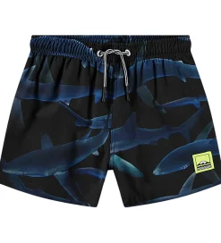 Badeshorts - UV50+ - Niko - Midnight Sharks|Molo Sale