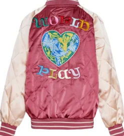 Bomberjakke - Haru - Dark Rose/Creme m. Broderi|Molo Discount