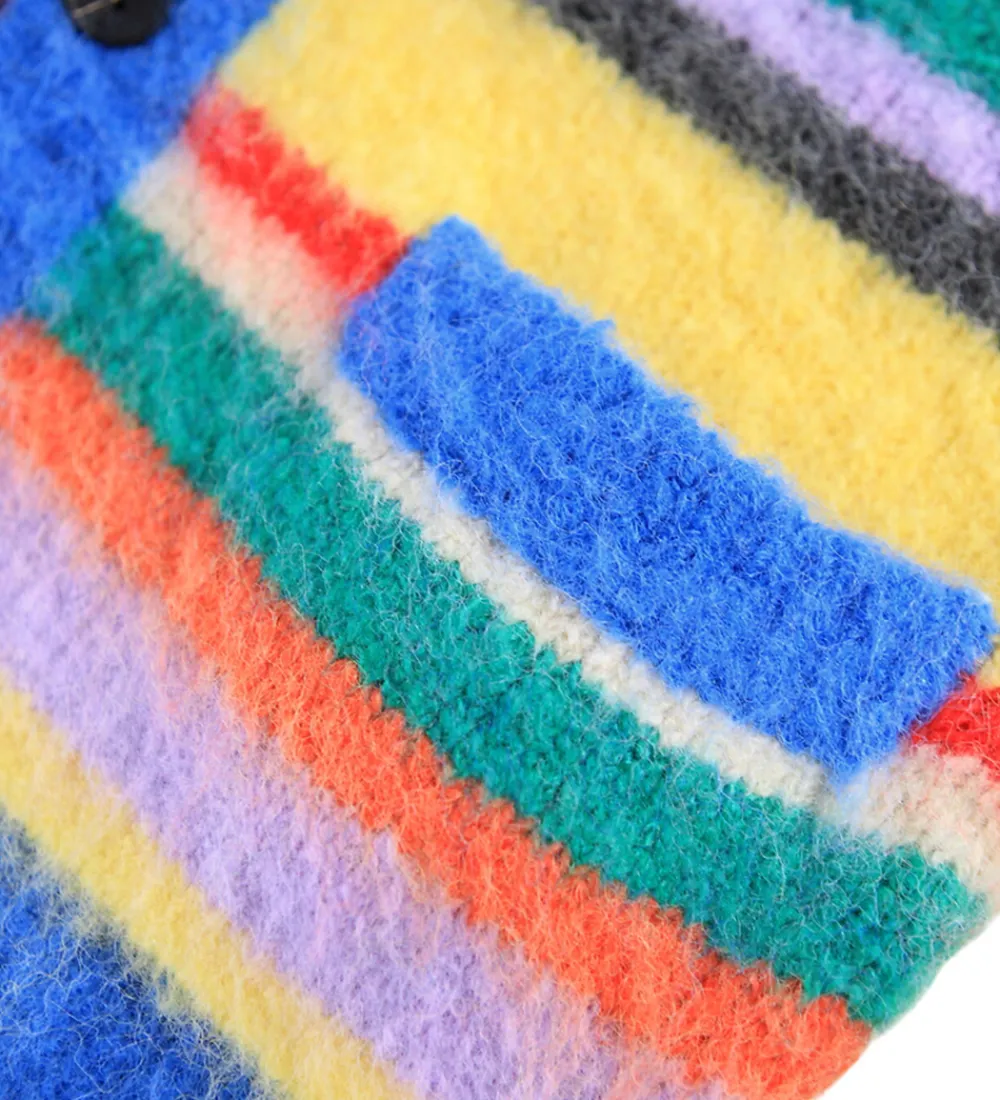 Cardigan - Strik - Uld - Brutus - Fyzzy Stripe|Molo Clearance