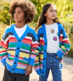 Cardigan - Strik - Uld - Brutus - Fyzzy Stripe|Molo Clearance