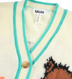 Cardigan - Strik - Uld - Gaby - Buttercream|Molo Clearance