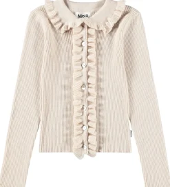 Cardigan - Strik - Uld/Bomuld - Gamora - Buttercream|Molo Online