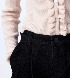 Cardigan - Strik - Uld/Bomuld - Gamora - Buttercream|Molo Online