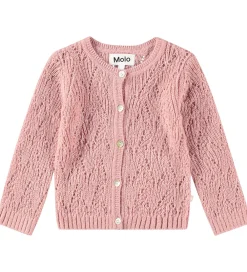 Cardigan - Uld - Gilli - Petal Blush|Molo Clearance