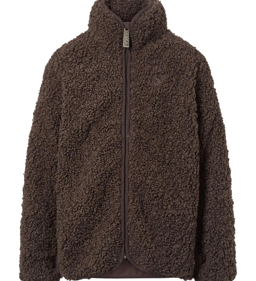 Fleecejakke - Teddy - Ulan - Dark Cocoa|Molo Clearance