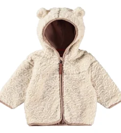 Fleecejakke - Teddy - Ummi - White Noise|Molo Clearance