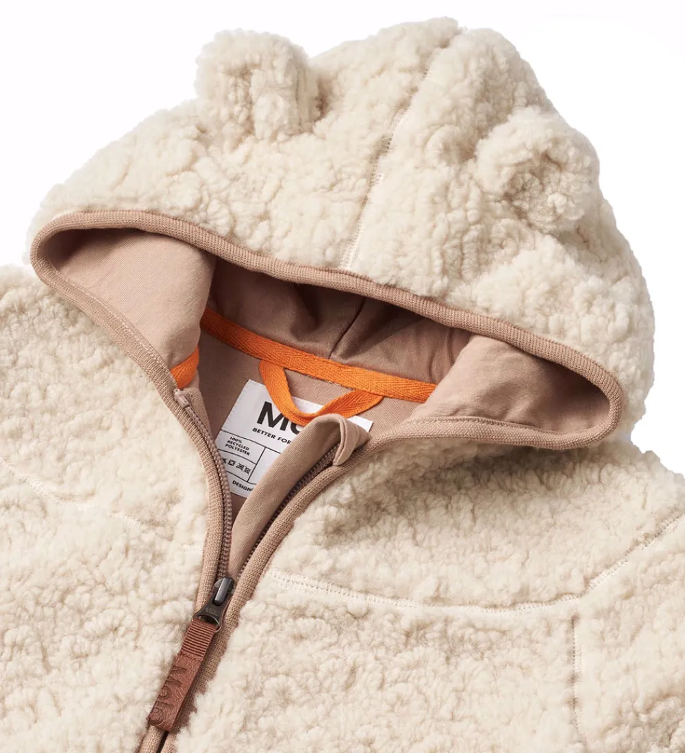 Fleecejakke - Teddy - Ummi - White Noise|Molo Clearance