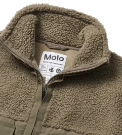 Fleecejakke - Utha - Bark Green|Molo Sale