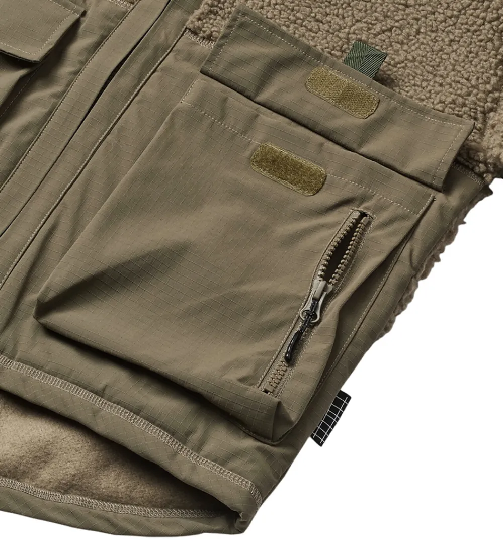 Fleecejakke - Utha - Bark Green|Molo Sale