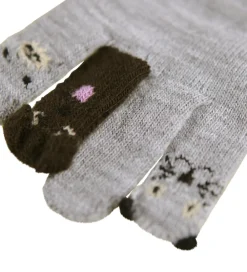 Handsker - Strik - Kaapo - Grey Melange m. Dyr|Molo Best