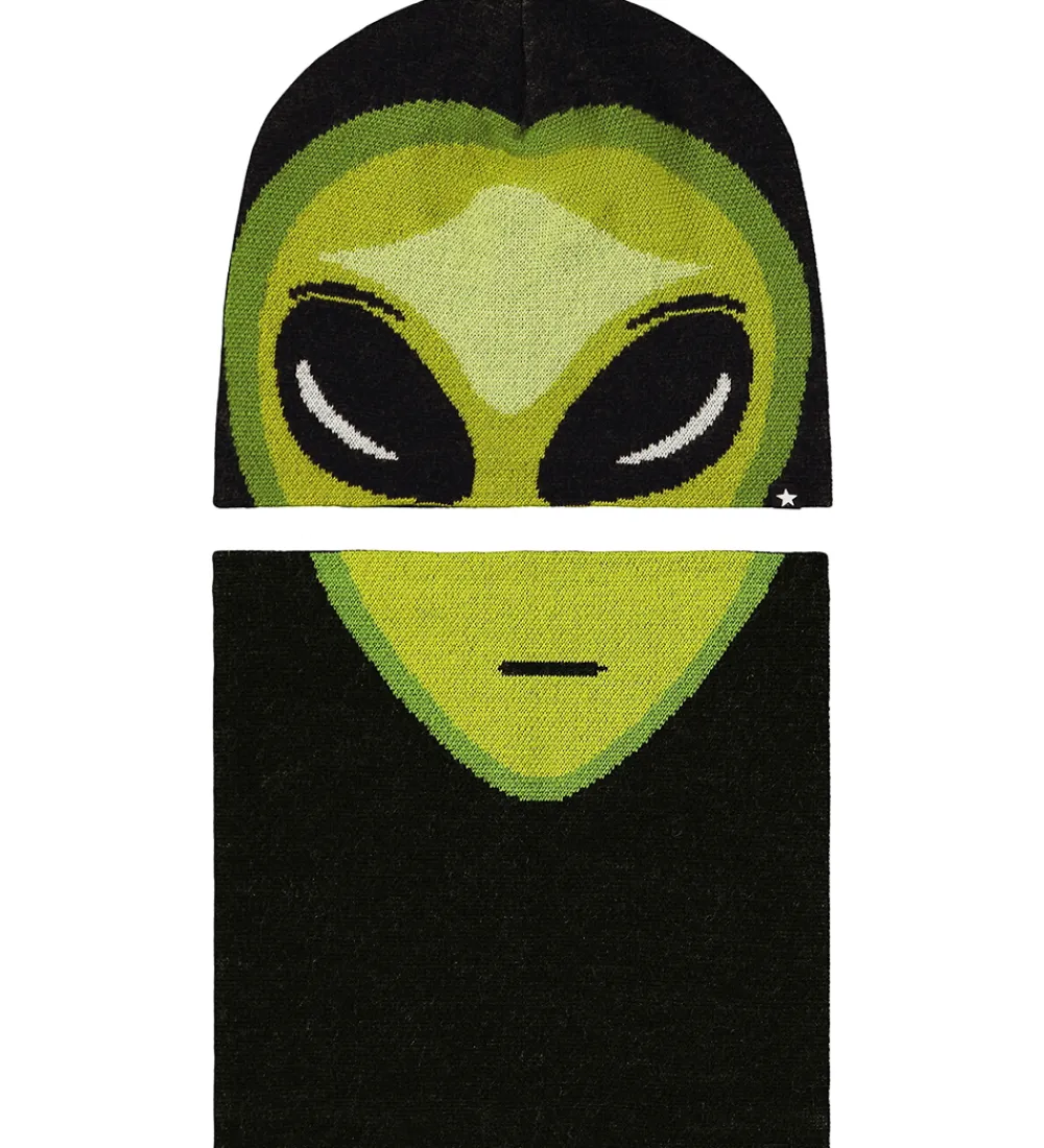 Hue m. Tube - Kleo - Uld/Akryl - Alien Face|Molo Best