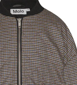 Jakke - Hanne - Sand Blue Check|Molo Clearance