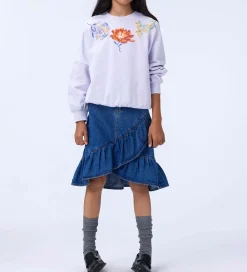 Nederdel - Denim - Belinda - Mid Blue Denim|Molo Sale